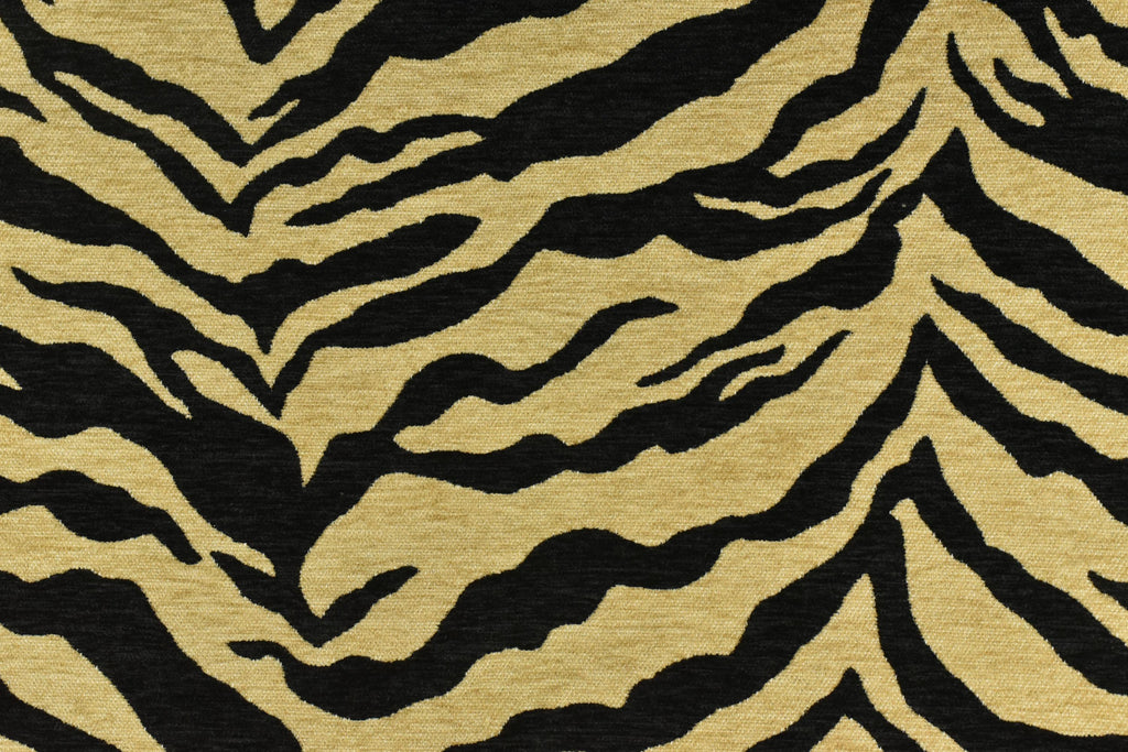 Vintage Tiger Animal Skin Textured Chenille Jacquard Upholstery Fabric For Chair Cushion|Brown Chenille Wild Animal Fabric
