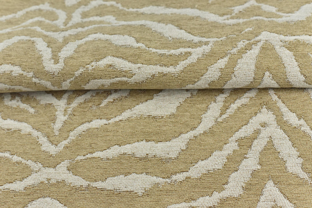 Vintage Tiger Animal Skin Textured Chenille Jacquard Upholstery Fabric For Chair Cushion|Brown Chenille Wild Animal Fabric